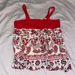 Red summer shirt